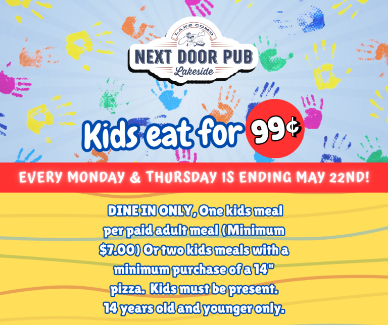 Kids eat for Free