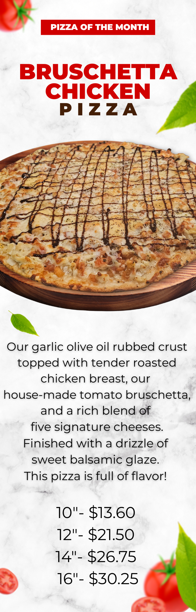 Bruschetta Pizza