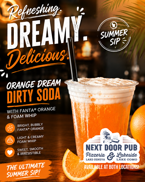 Orange Dream Dirty Soda